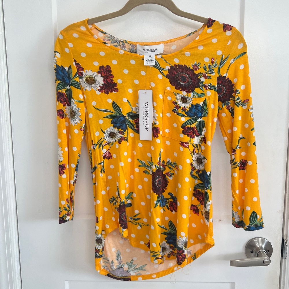 Workshop Republic Clothing Yellow XS